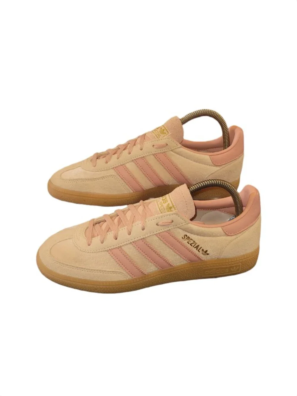 Adidas Handball Spezial Wonder Quartz Pink Tan Gum Sneakers ♀️ Women's Size 8.5 - Picture 6 of 16